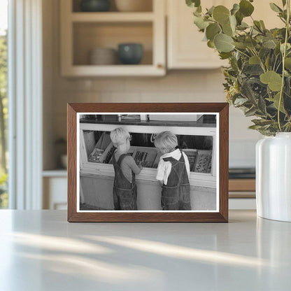 Boys Choosing Candies in Caldwell Idaho July 1941 - Available at KNOWOL
