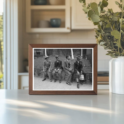 Boys Outside Episcopal Church Chicago April 1941 - Available at KNOWOL