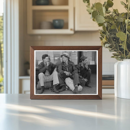 Boys Seeking Jobs at Employment Office Yakima 1941 - Available at KNOWOL