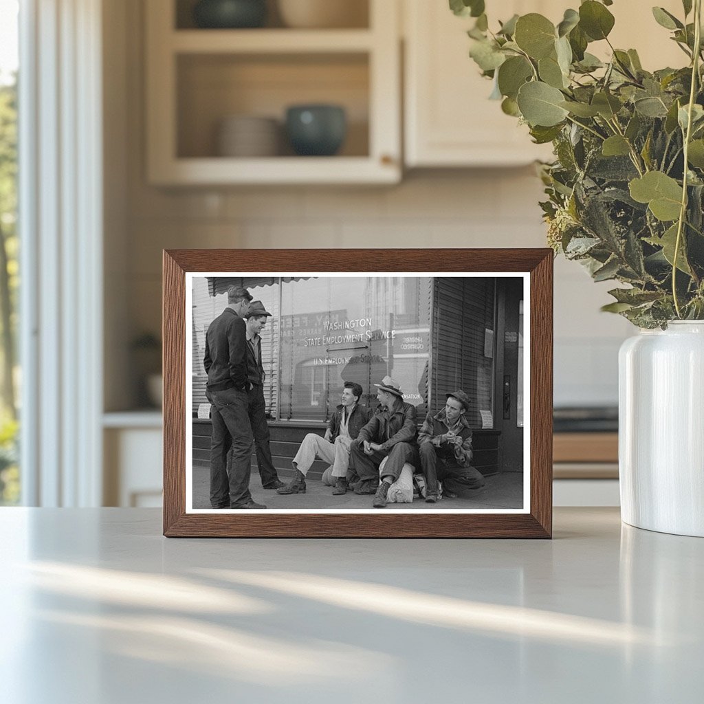 Boys Seeking Work at Employment Office Yakima 1941 - Available at KNOWOL