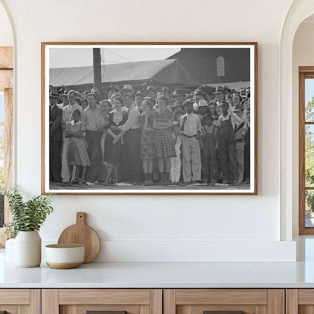 Boys Watching Parade at State Fair Louisiana 1938 - Available at KNOWOL