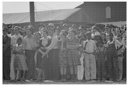 Boys Watching Parade at State Fair Louisiana 1938 - Available at KNOWOL