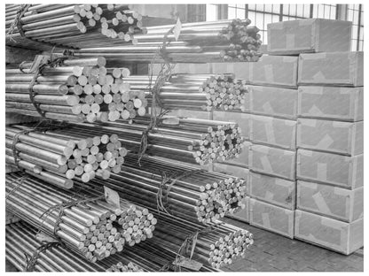 Brass Copper Bronze Rods Shipping Room February 1942 - Available at KNOWOL