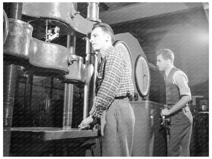 Brass Strength Testing at Chase Copper and Brass Company 1942 - Available at KNOWOL