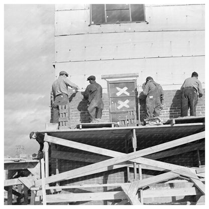 Bricklaying at Greenhills Project Hamilton County 1937 - Available at KNOWOL