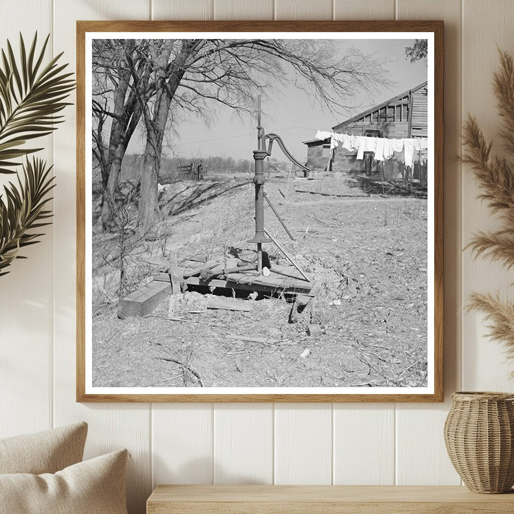 Broken Water Pump on Farm in Indiana March 1937 - Available at KNOWOL