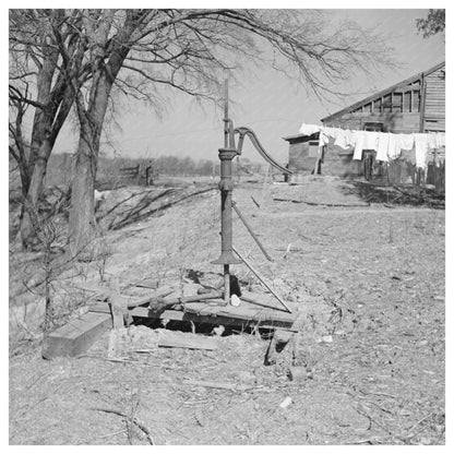 Broken Water Pump on Farm in Indiana March 1937 - Available at KNOWOL