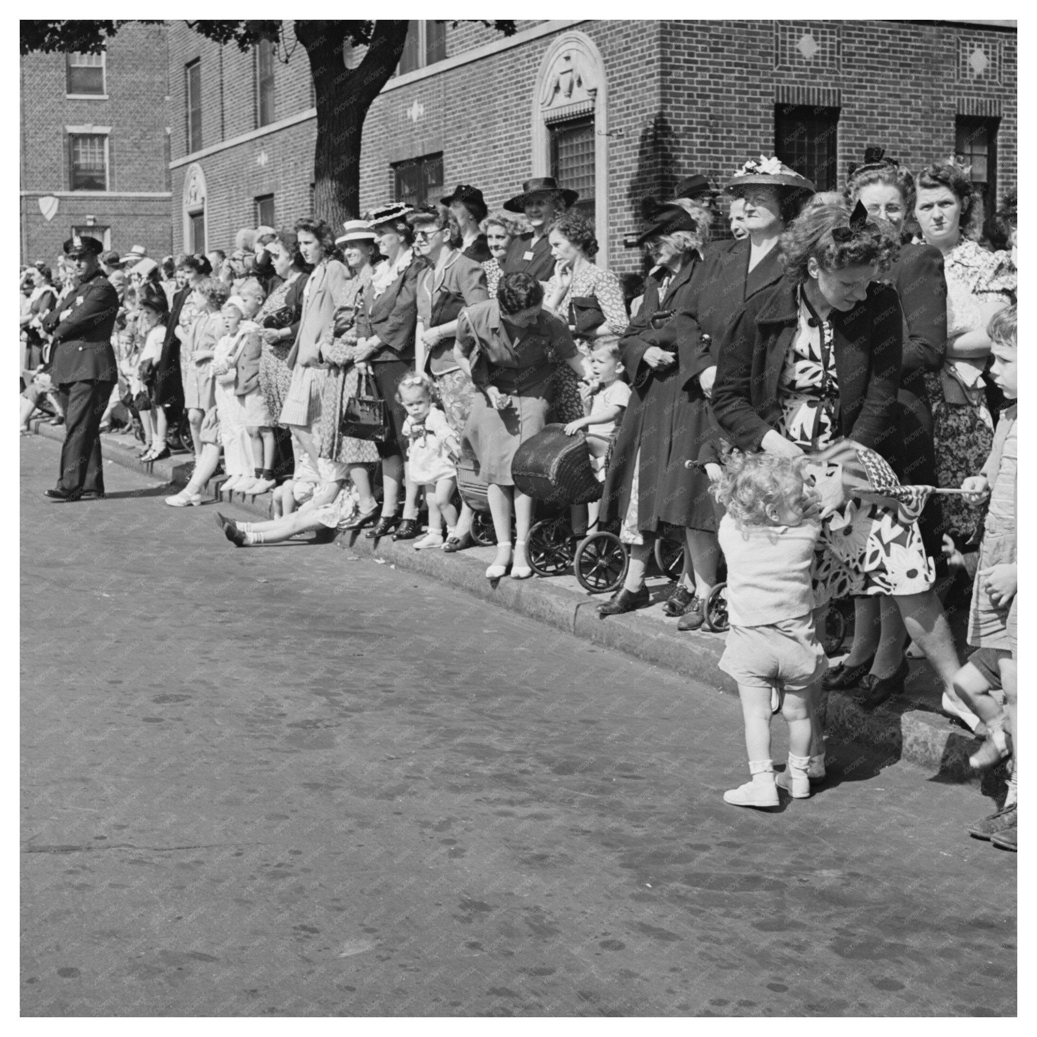 Brooklyn Anniversary Day Parade June 1944 - Available at KNOWOL