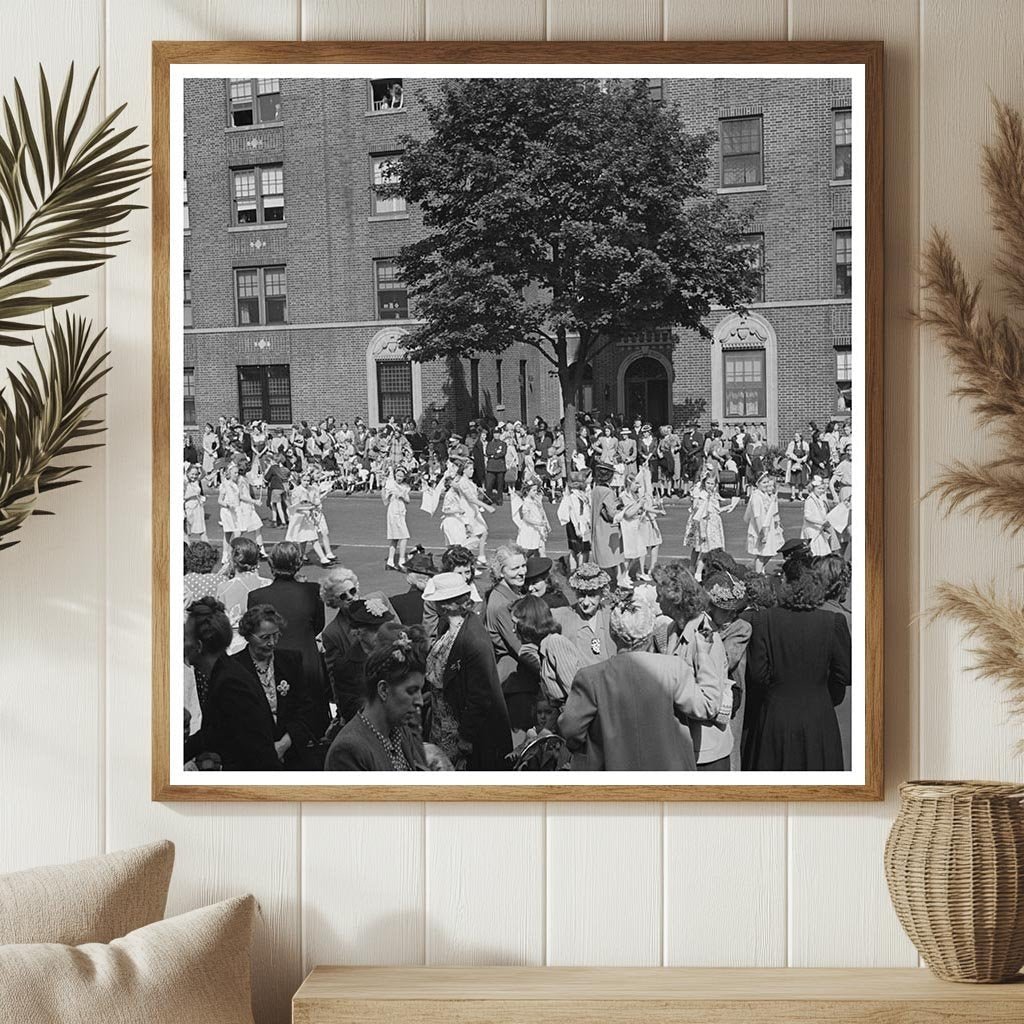 Brooklyn Anniversary Day Parade June 1944 Vintage Photo - Available at KNOWOL