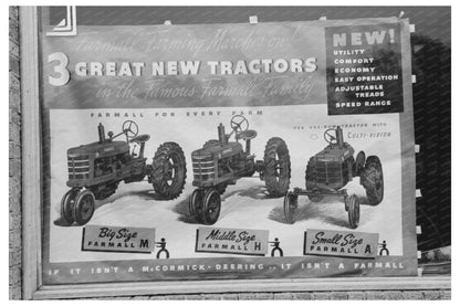 Brownwood Texas Tractor Store Sign November 1939 - Available at KNOWOL