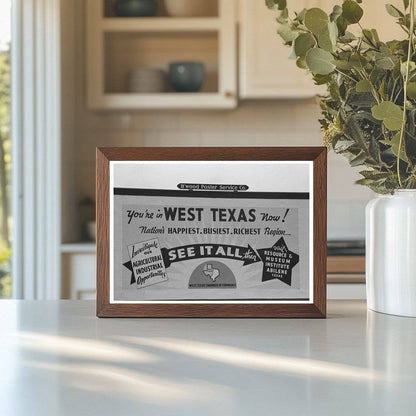 Brownwood Texas Vintage Sign November 1939 - Available at KNOWOL