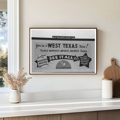 Brownwood Texas Vintage Sign November 1939 - Available at KNOWOL