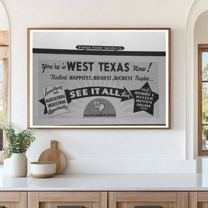 Brownwood Texas Vintage Sign November 1939 - Available at KNOWOL