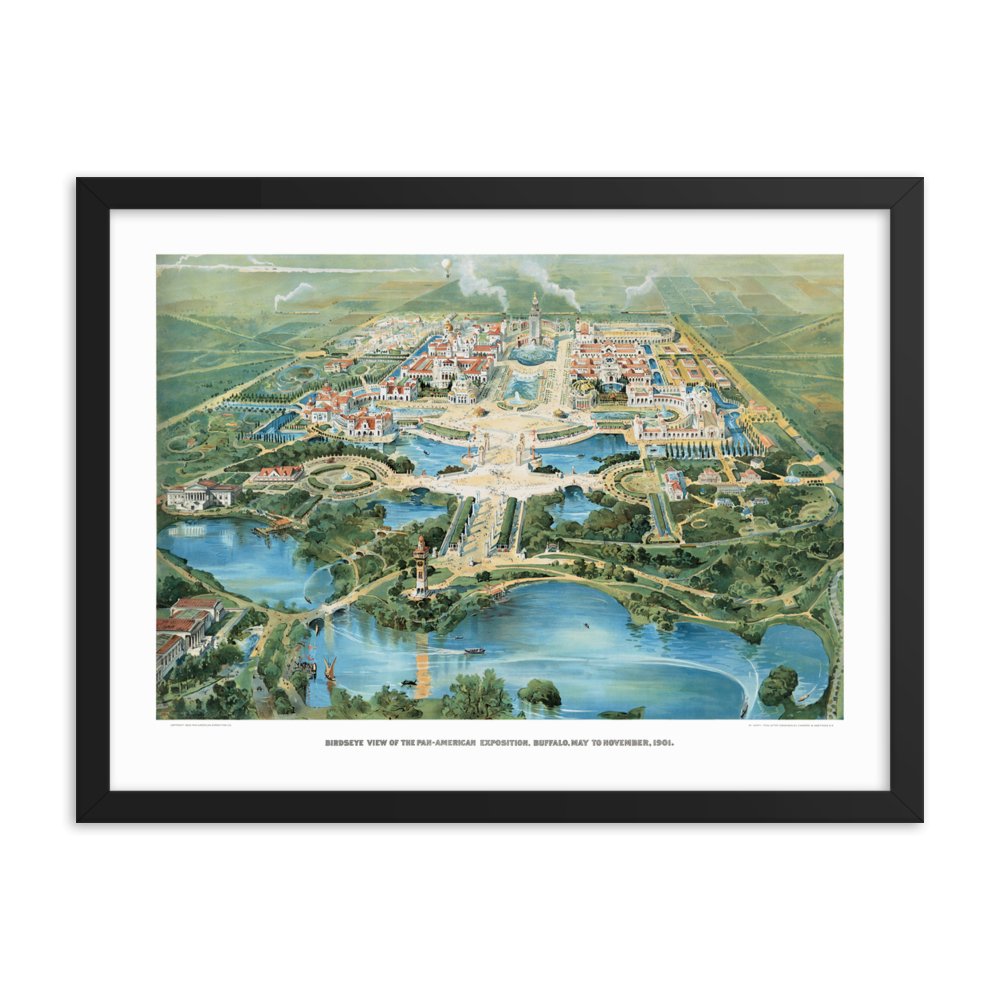 Buffalo Pan - American Exposition, 1901 Framed - Available at KNOWOL