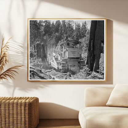 Bulldozer at Nieman Place Lewis County 1939 - Available at KNOWOL