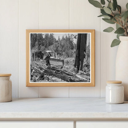 Bulldozer at Nieman Place Lewis County August 1939 - Available at KNOWOL