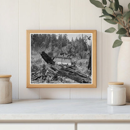 Bulldozer Clearing Land in Lewis County 1939 - Available at KNOWOL