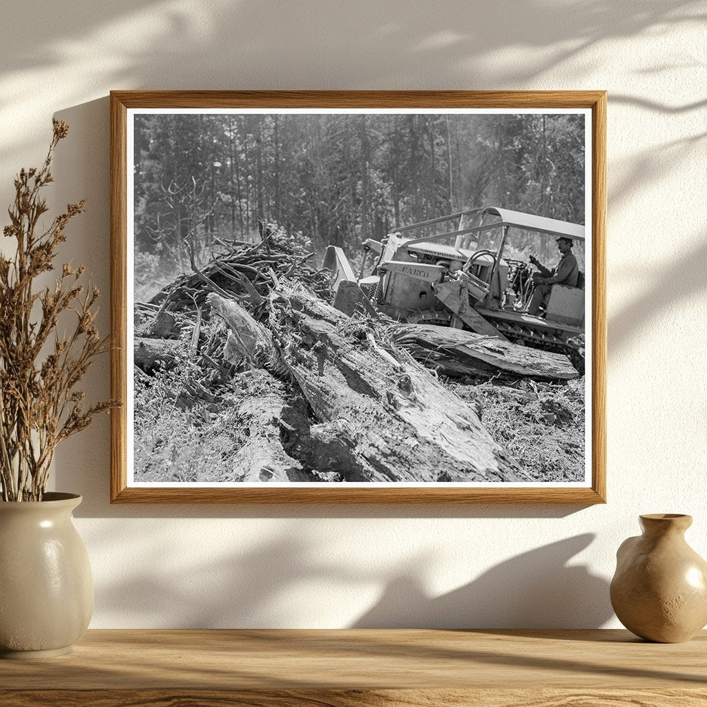 Bulldozer Operation at Nieman Place Lewis County 1939 - Available at KNOWOL