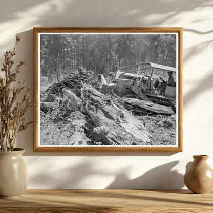 Bulldozer Operation at Nieman Place Lewis County 1939 - Available at KNOWOL