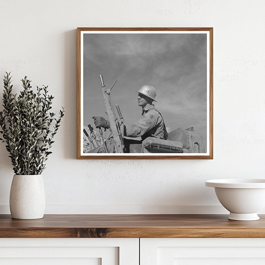 Bulldozer Operator at Morenci Copper Mine 1965 - Available at KNOWOL