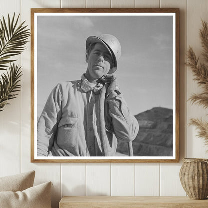 Bulldozer Operator at Morenci Copper Mine Mid 20th Century - Available at KNOWOL