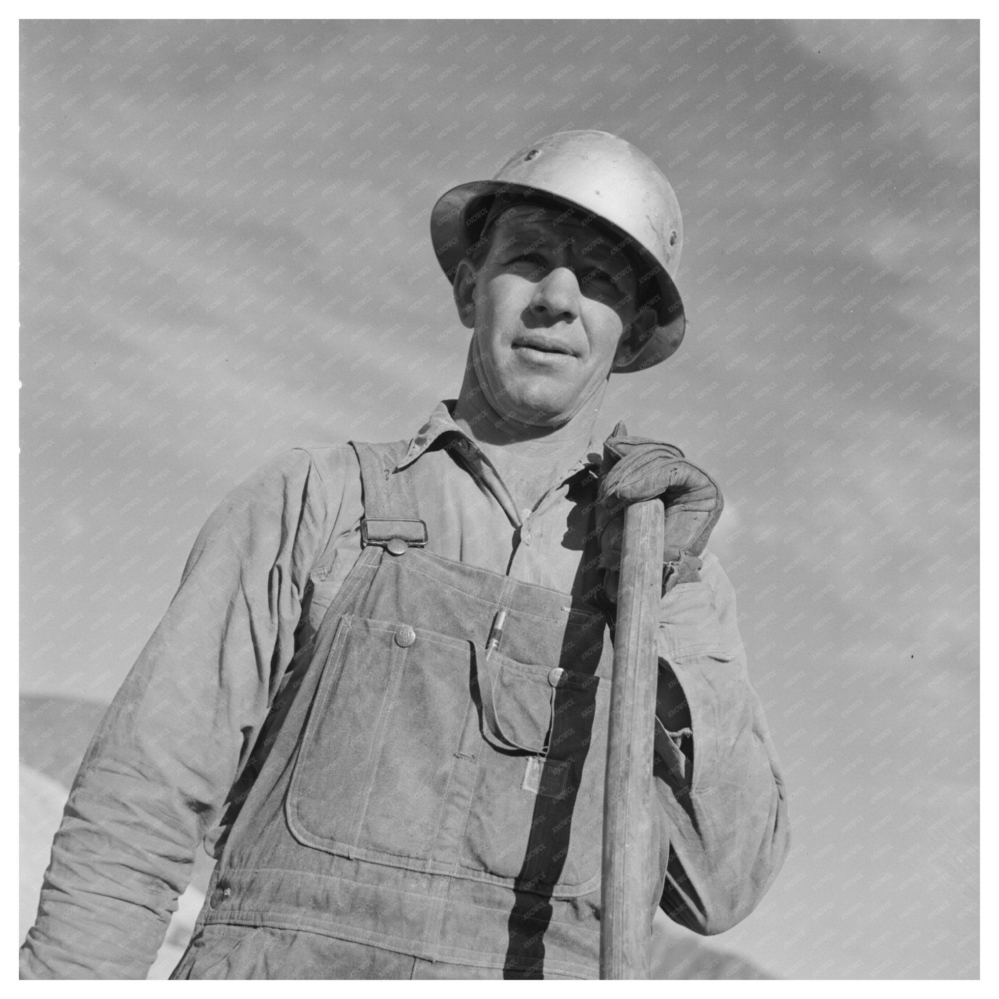 Bulldozer Operator in Morenci Copper Mine 1942 - Available at KNOWOL