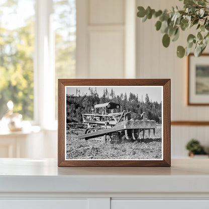 Bulldozer Working on Farm in Lewis County Washington 1939 - Available at KNOWOL