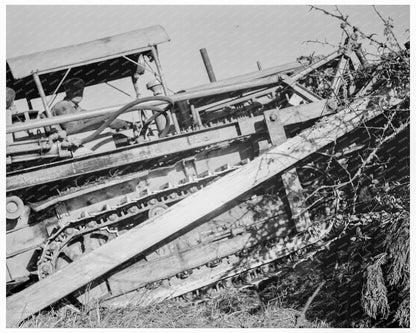 Bulldozer Working on Farm Stump Lewis County 1939 - Available at KNOWOL