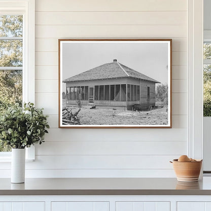 Bunkhouse at SMS Ranch Spur Texas May 1939 - Available at KNOWOL