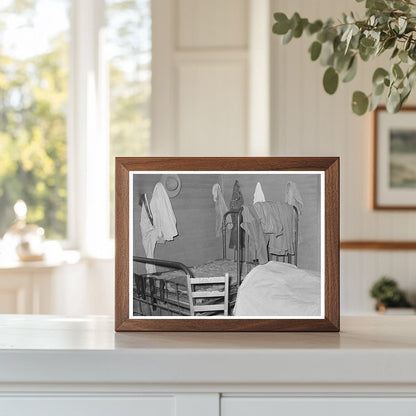 Bunkhouse Interior at SMS Ranch Spur Texas May 1939 - Available at KNOWOL