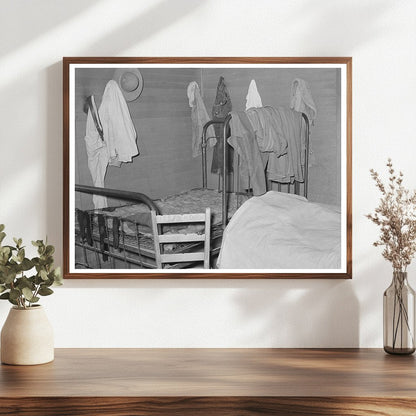 Bunkhouse Interior at SMS Ranch Spur Texas May 1939 - Available at KNOWOL