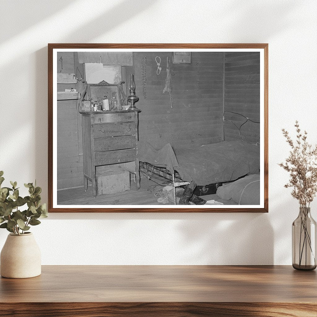 Bunkhouse Interior SMS Ranch Spur Texas May 1939 - Available at KNOWOL