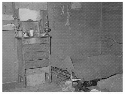 Bunkhouse Interior SMS Ranch Spur Texas May 1939 - Available at KNOWOL