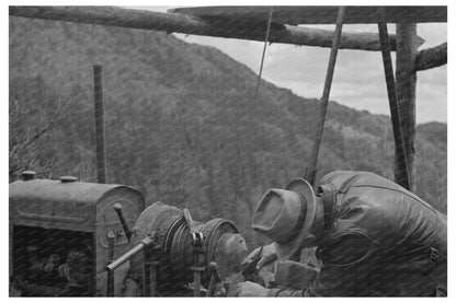 Bureau of Mines Measuring Drill in Grant County Oregon 1942 - Available at KNOWOL