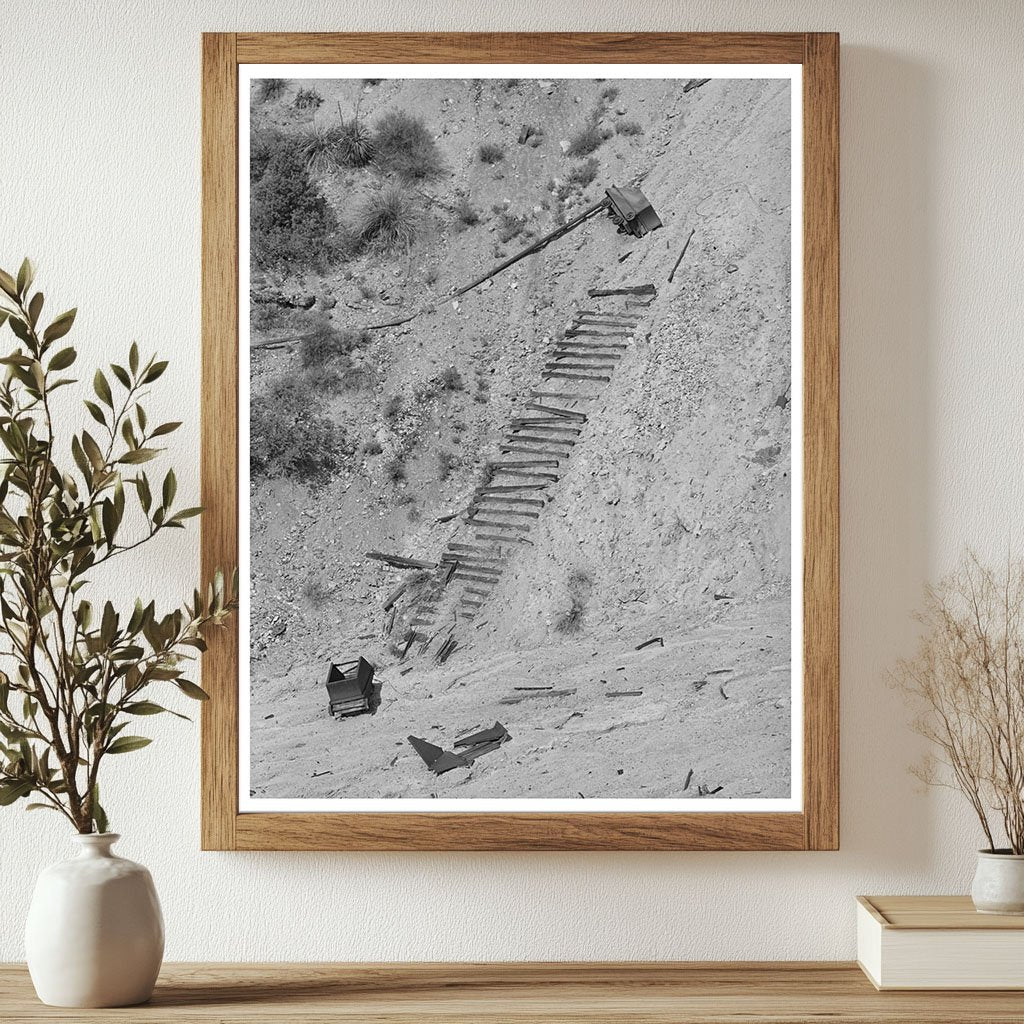 Burro Mountain Copper Company Ore Cars May 1940 - Available at KNOWOL