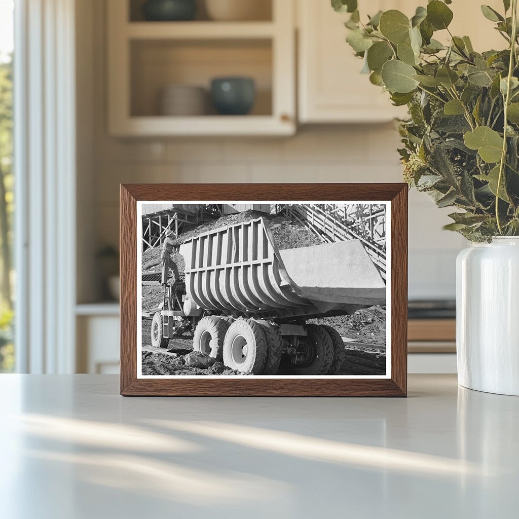 Butane Dump Truck at Shasta Dam Construction December 1941 - Available at KNOWOL