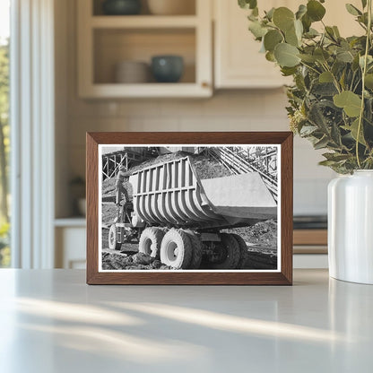 Butane Dump Truck at Shasta Dam Construction December 1941 - Available at KNOWOL