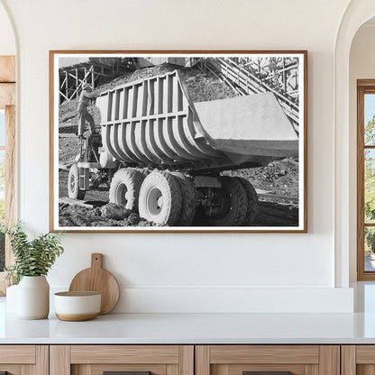 Butane Dump Truck at Shasta Dam Construction December 1941 - Available at KNOWOL