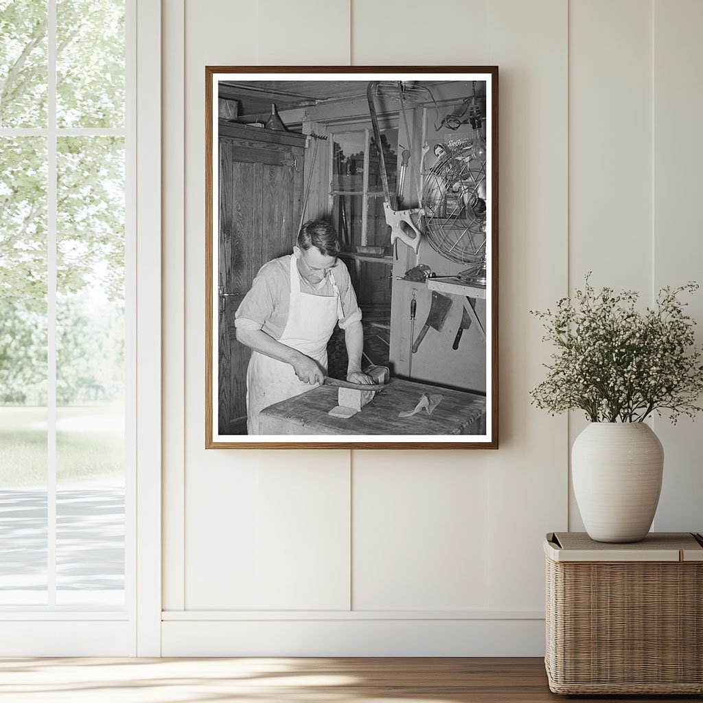 Butcher in Mogollon New Mexico June 1940 - Available at KNOWOL