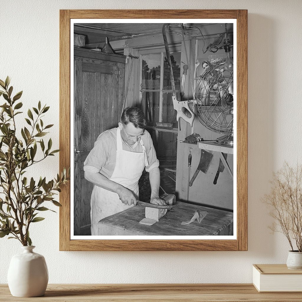 Butcher in Mogollon New Mexico June 1940 - Available at KNOWOL