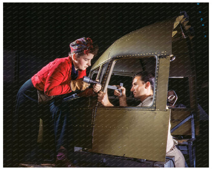 C - 47 Bomber Cockpit Assembly in Inglewood 1942 - Available at KNOWOL