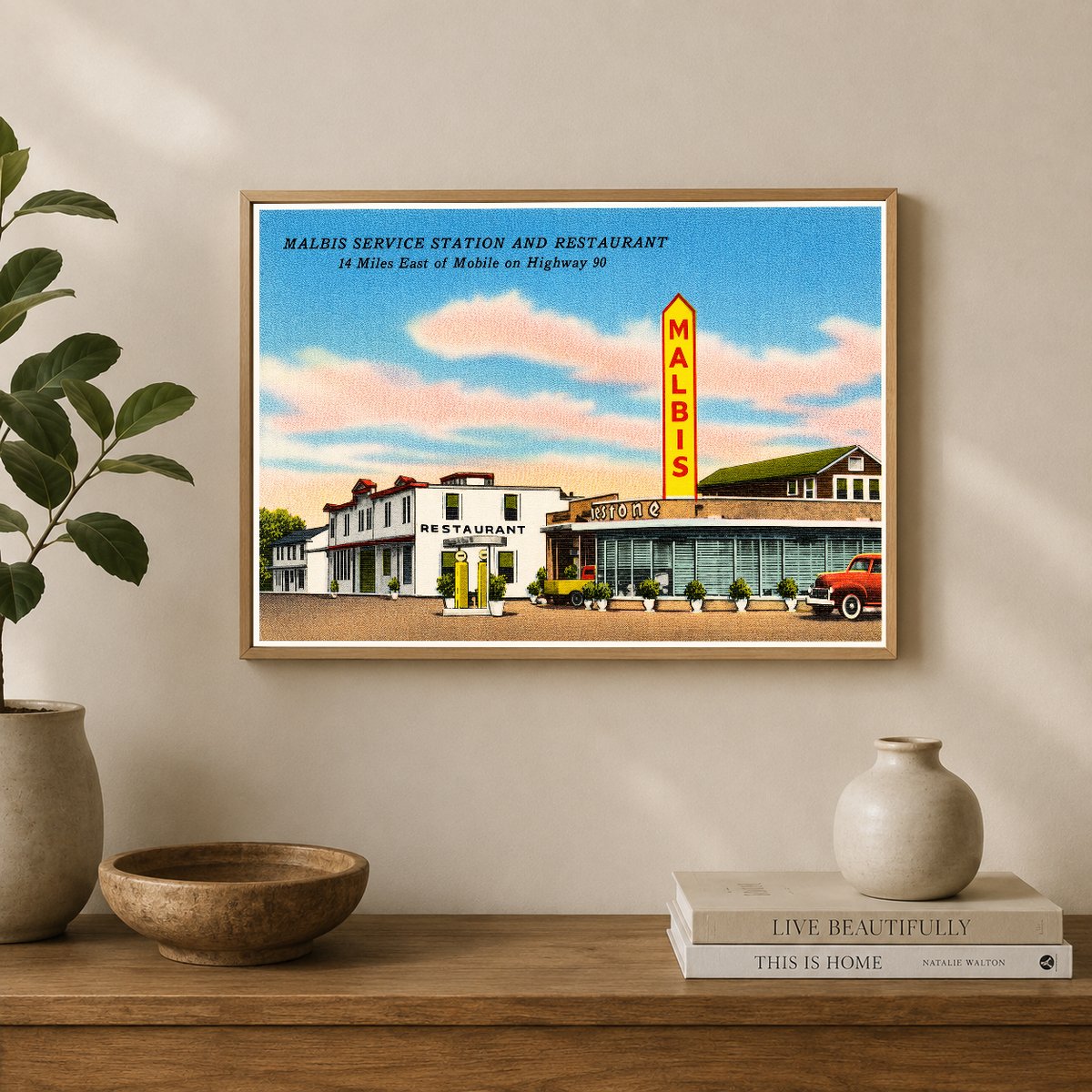 Mobile, AL: Malbis Service Station and Restaurant