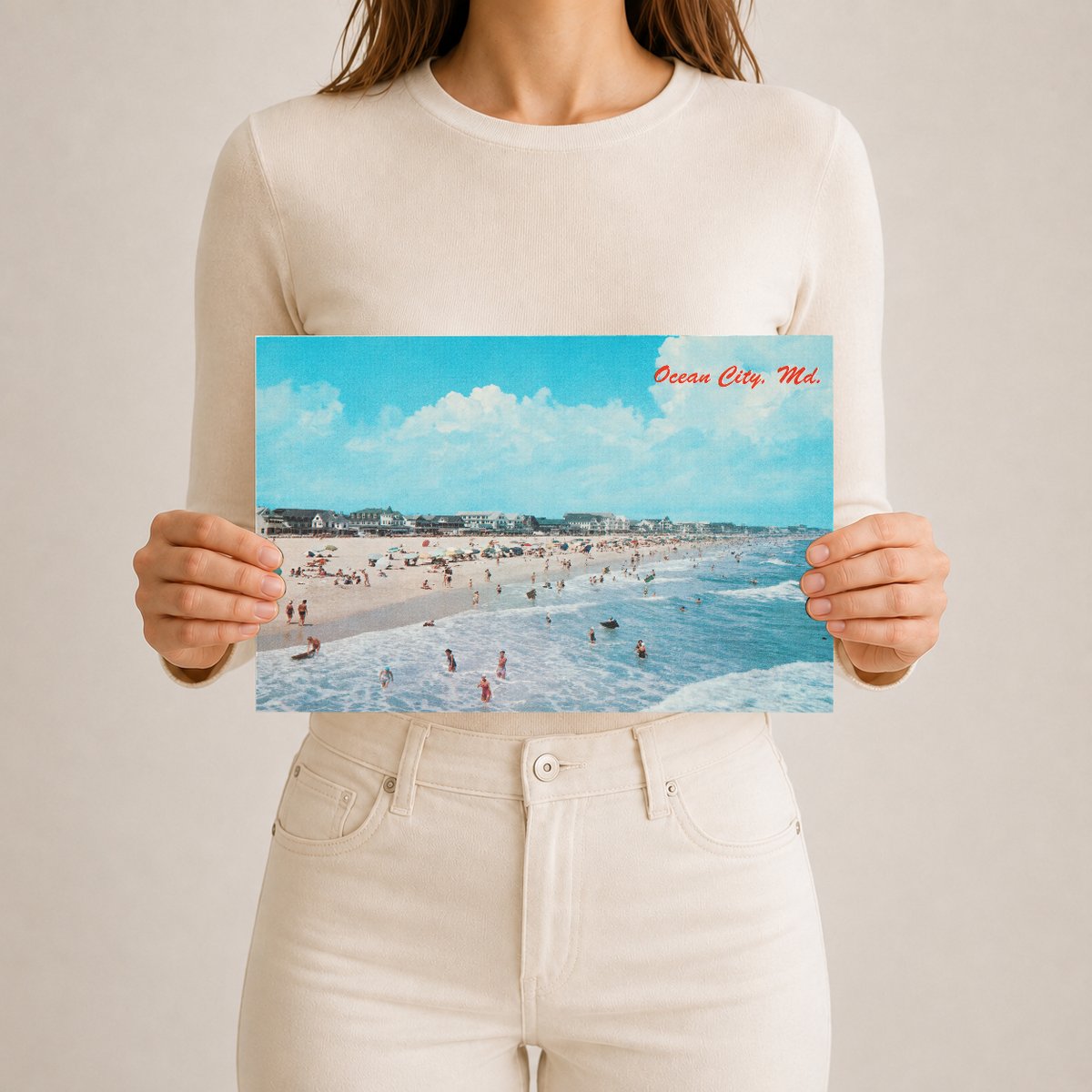 Ocean City, MD — Vintage Maryland Postcard