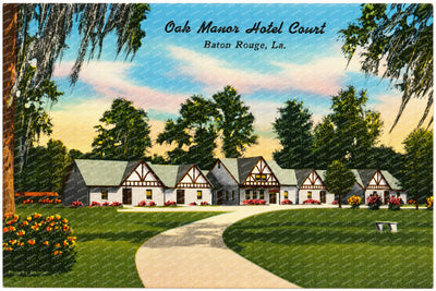 Baton Rouge, LA: Oak Manor Hotel Court