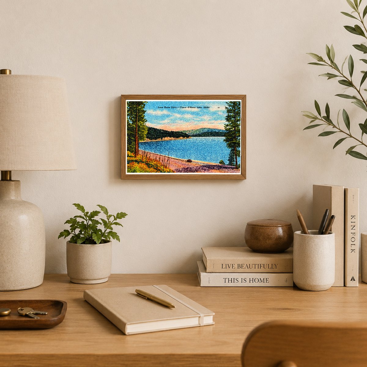 Coeur d'Alene Lake, ID: Lake Shore Drive- Coeur d'Alene Lake