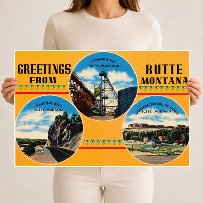 Butte, MT: Greetings from Butte Montana