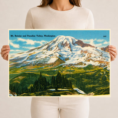 Paradise Valley, WA: Mt. Rainier and Paradise Valley