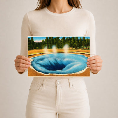 Yellowstone National Park, WY: Morning Glory Pool