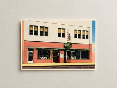 Wichita, KS: Indian Arcade Building, 217 N. Broadway