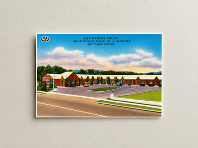 Las Vegas, NV: Las Gables Court, 13th & Fremont Streets (U.S. 93 - 95 - 466)